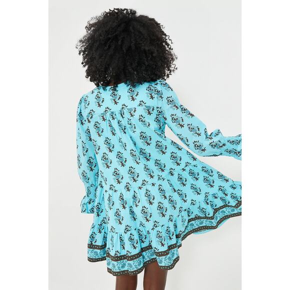 TUCKERNUCK Tropical Turquoise Bouquet Kenzo Coverup NWT  Size Medium - Picture 4 of 11